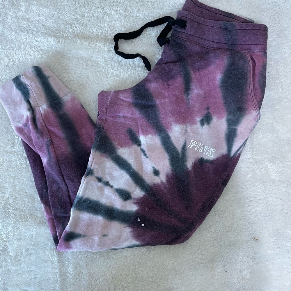 Pink/ VS Tye-Dye Joggers